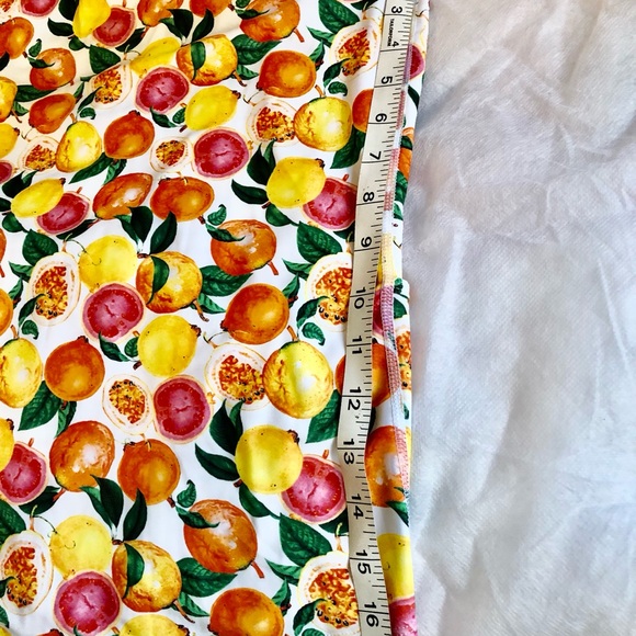 One of a kind Happy top Women Colourful joyful fruit stretchy top large fun fun - Picture 8 of 9